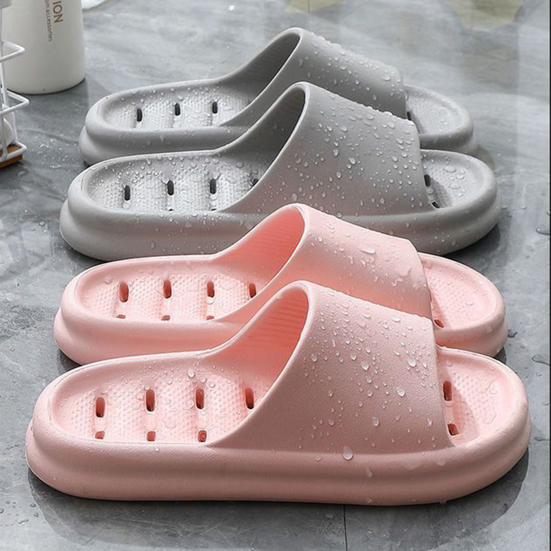 Women Shoes Model - 中空EVA素材のバスルームシャワーサンダル、女性用ソフトソール、水漏れ防止、家庭用スライド、カップル用、滑り止め、夏用ビーチサンダルシューズ