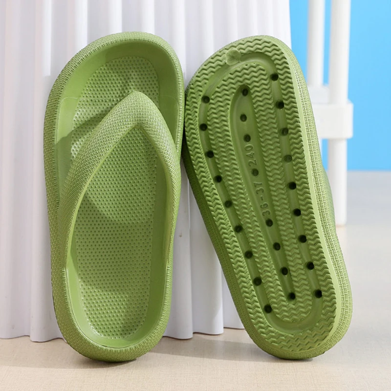 Women'S Shoes To Men'S - 滑り止めプラットフォームビーチサンダル レディース 2026 夏 ソフトソール クラウドスリッパ