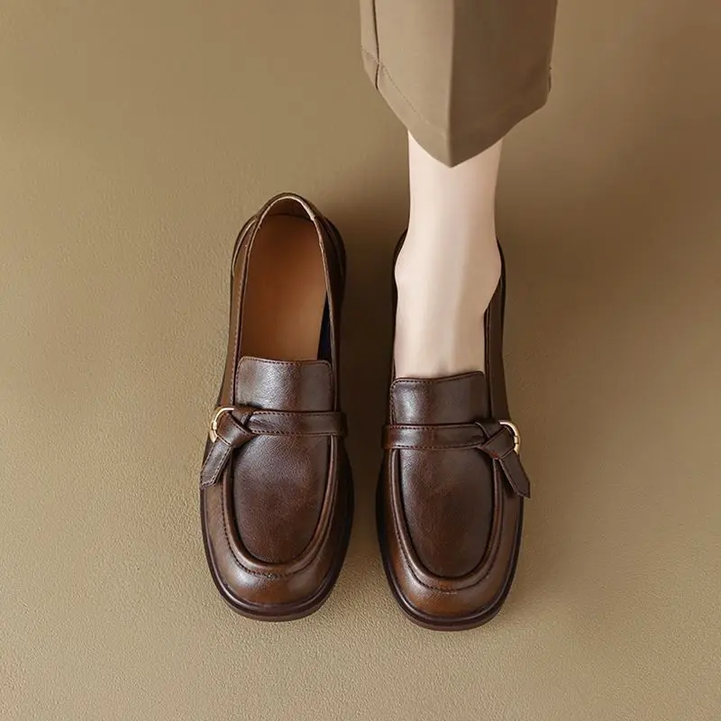 Women Shoes Quick Delivery - 女性用ミディアムヒールのスクエアトゥシューズ,スリッポンパンプス,カジュアルでファッショナブル,短納期,プロモーション
