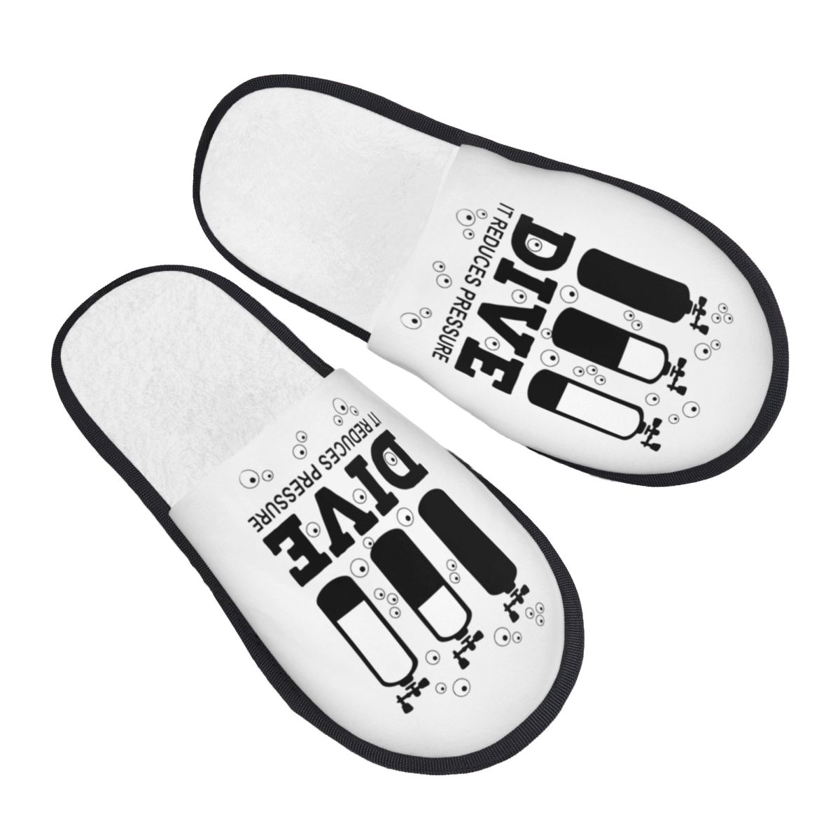 Women Shoes Quote - カスタムスキューバダイビングメモリーフォームスリッパ女性用居心地の良い暖かいダイビングダイバーの引用家のスリッパ