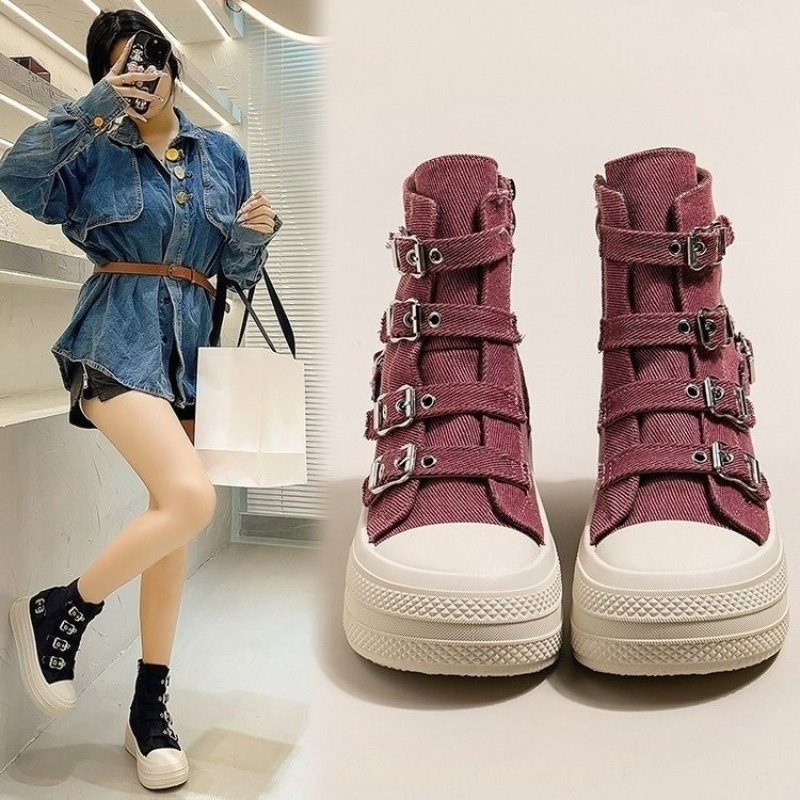 レディースシューズ 2025年春夏新作 カジュアル万能 ハイ - Shoes Women Pumps のレビューと価格