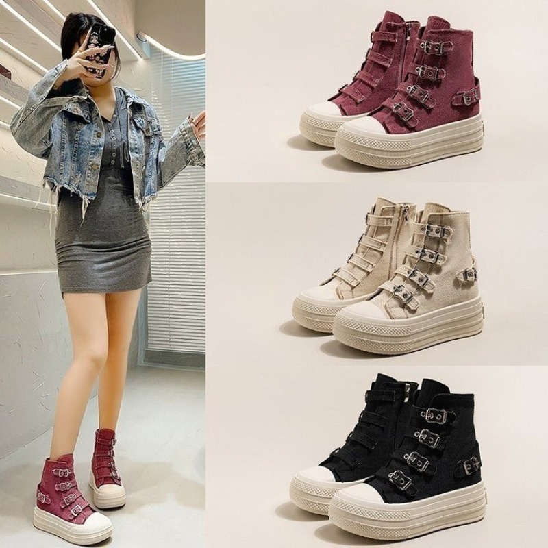 レディースシューズ 2025年春夏新作 カジュアル万能 ハイ - Shoes Women Pumps のレビューと価格