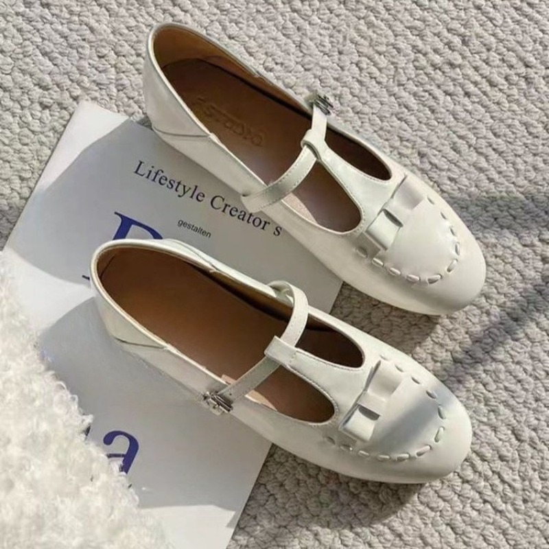 2025年夏新作 フランス風ロープメアリージェーンシューズ  - Shoes For Women Flats のレビューと価格