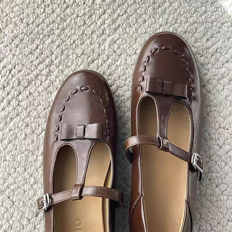 2025年夏新作 フランス風ロープメアリージェーンシューズ  - Shoes For Women Flats のレビューと価格