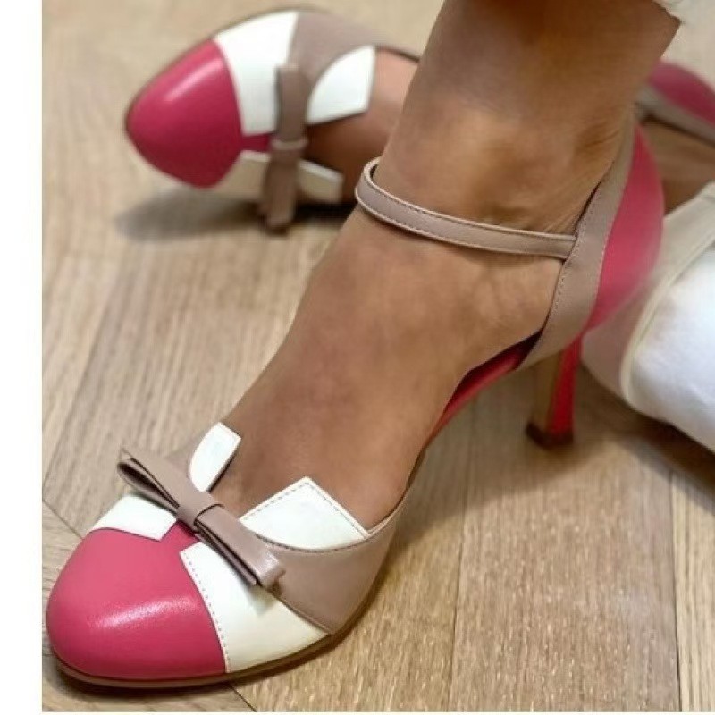 2026年新作サマースティレットサンダル ラウンドトゥ スプ - Women Shoes Model のレビューと価格