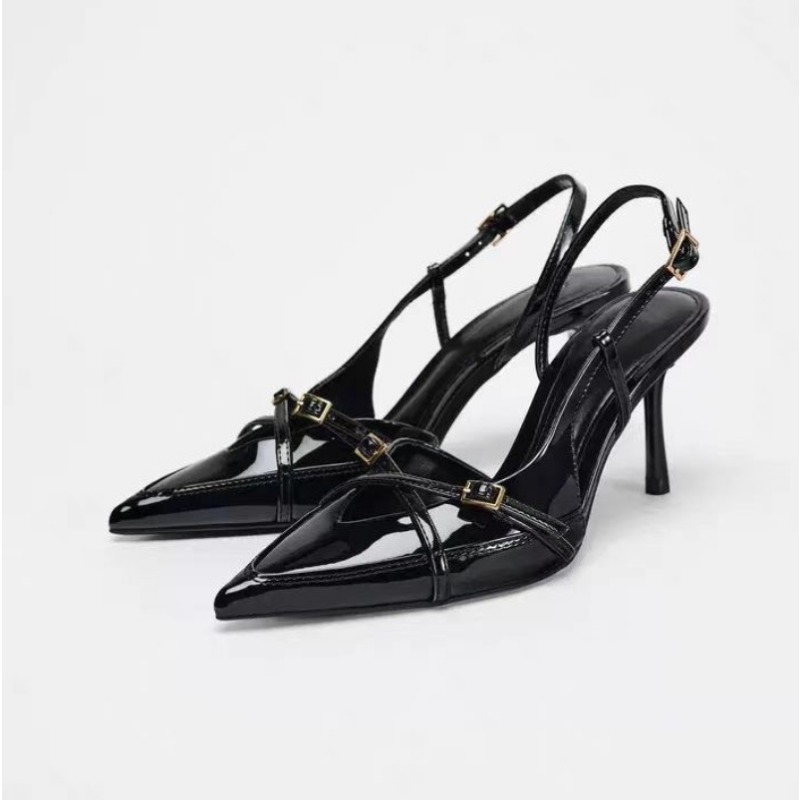 スリングバックレディースシューズ ストリートスタイル セクシ - Women'S Shoes Size 40 In Us のレビューと価格