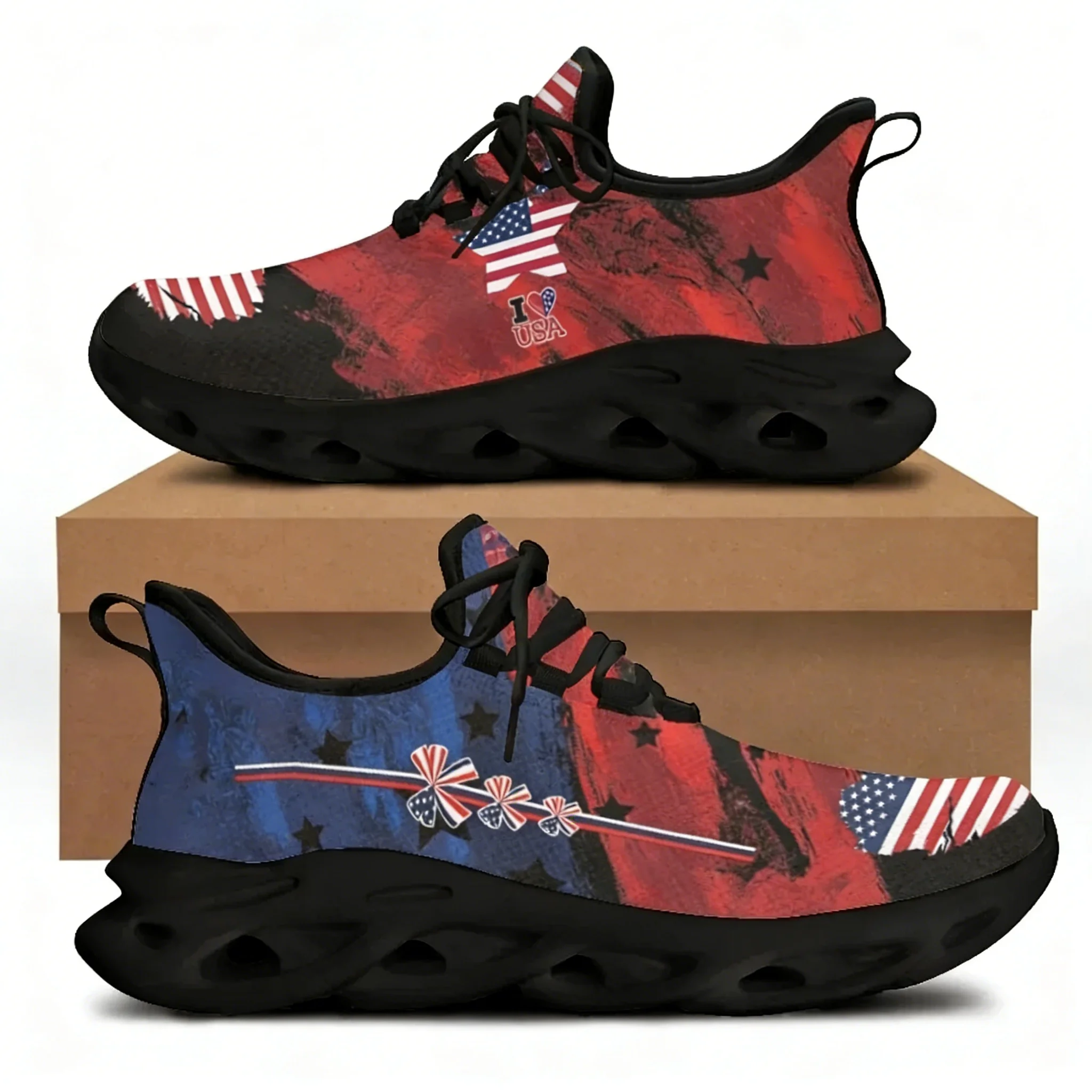 7.4 アメリカの国旗自由の女神プリントフラットシューズ女性 - Women'S Shoes Liberty のレビューと価格