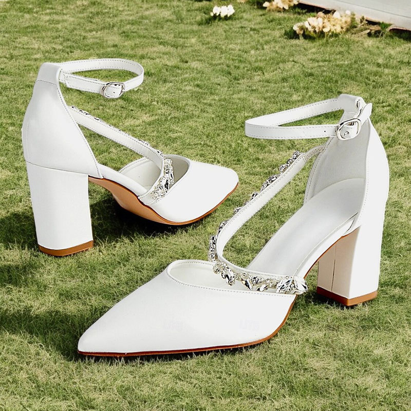 ヨーロッパとアメリカの尖ったハイヒールの女性のラインストーン - Rhinestone Sandal Women のレビューと価格
