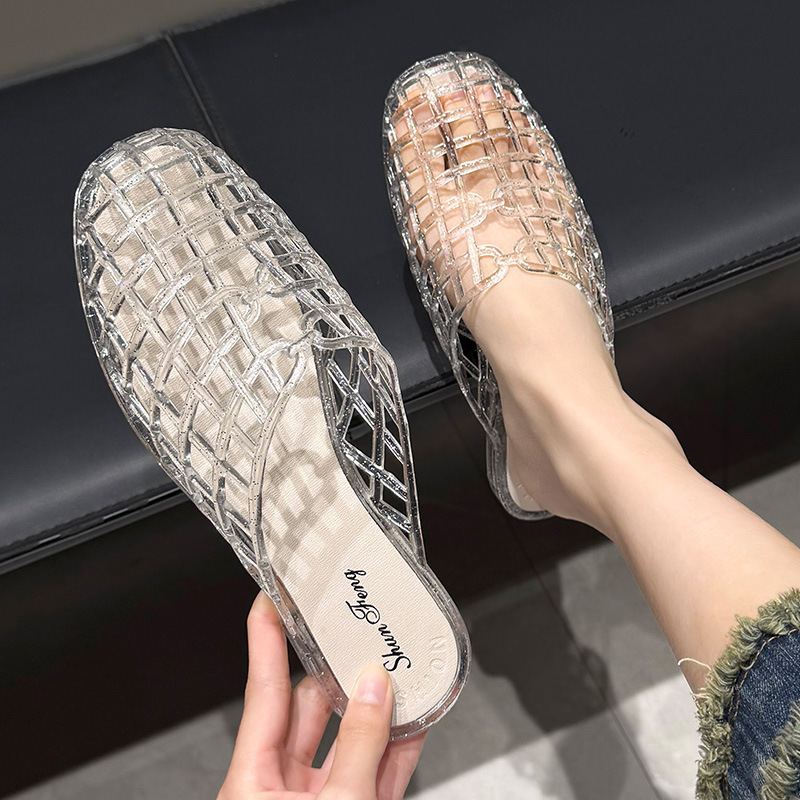 女性用スリッパ夏用通気性のある女性用クールサンダル夏用キラキ - Women Shoes Model のレビューと価格