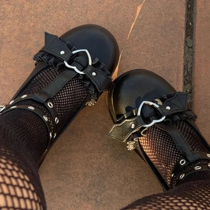 新しいスイートハートバックルウェッジメアリージェーンズ女性ピ - Shoes Women Pumps のレビューと価格