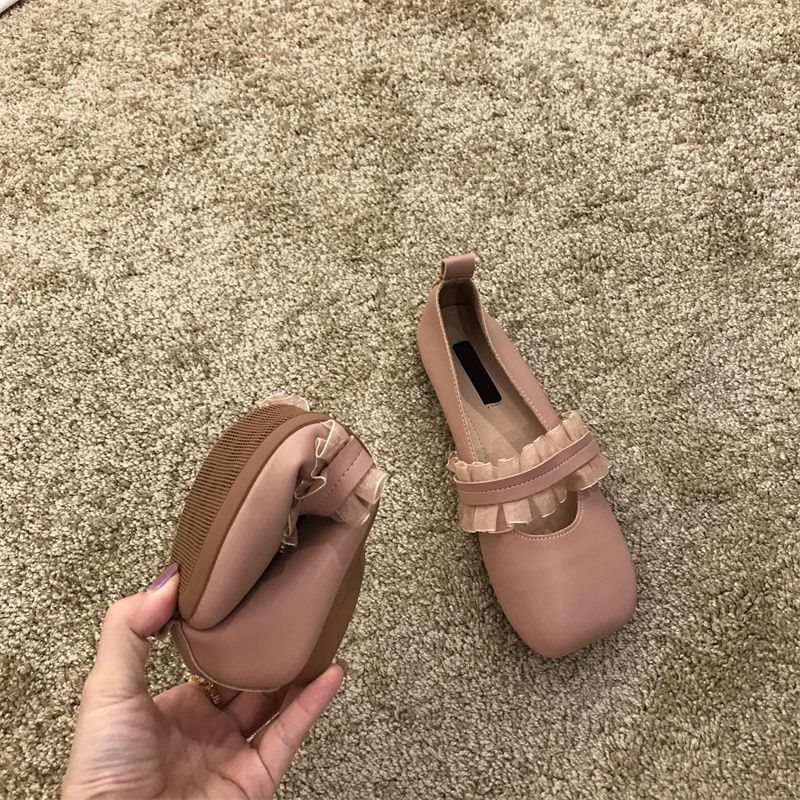夏用スクエアトゥスリッポンレディースシューズ可愛い女性用フラ - Women Shoes Quick Delivery のレビューと価格