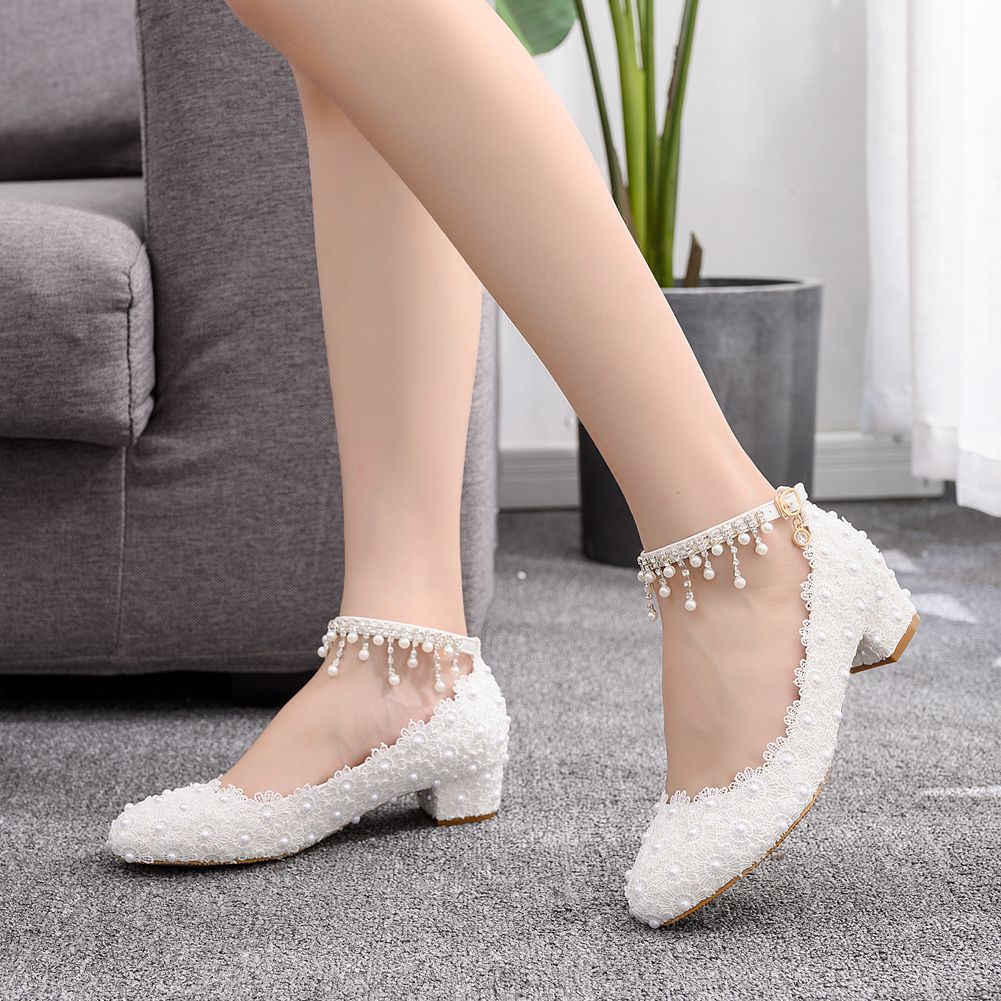 女性用 クローズドトゥ ローチャンキーヒール パンプス アン - Shoes Women Pumps のレビューと価格
