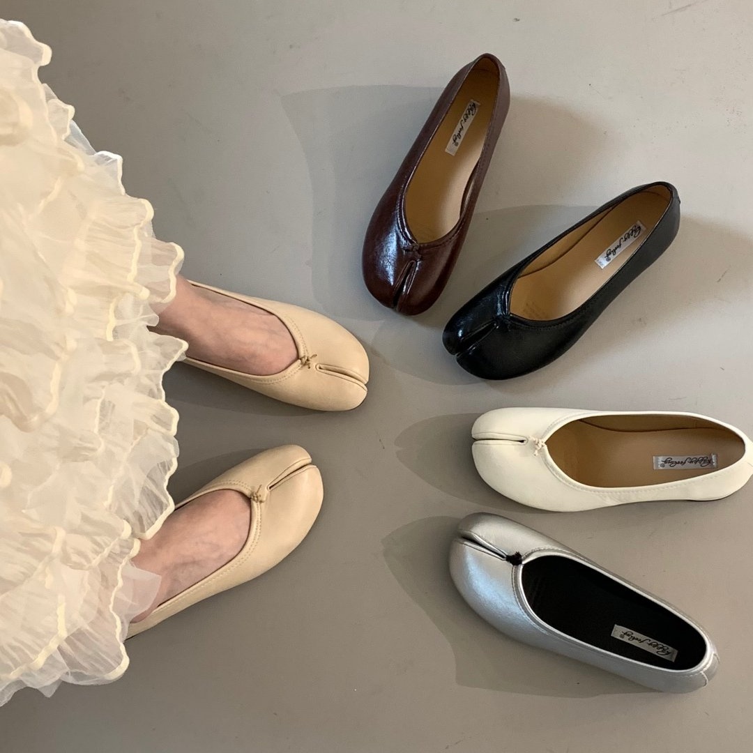 Bailamos-女性用オープントゥシューズ,ソフトソール, - Shoes For Women Flats のレビューと価格