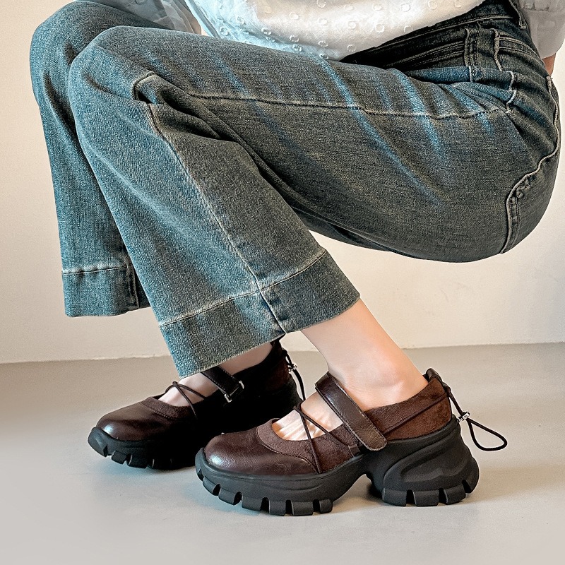 新しいレトロバレエメリージェーンシューズファッションソフトソ - Women'S Shoes In Fashion のレビューと価格