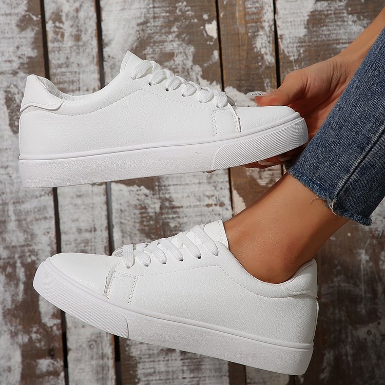 女性スニーカー通気性学生カジュアルスポーツシューズガールフラ - Women'S Shoes Size 40 In Us のレビューと価格