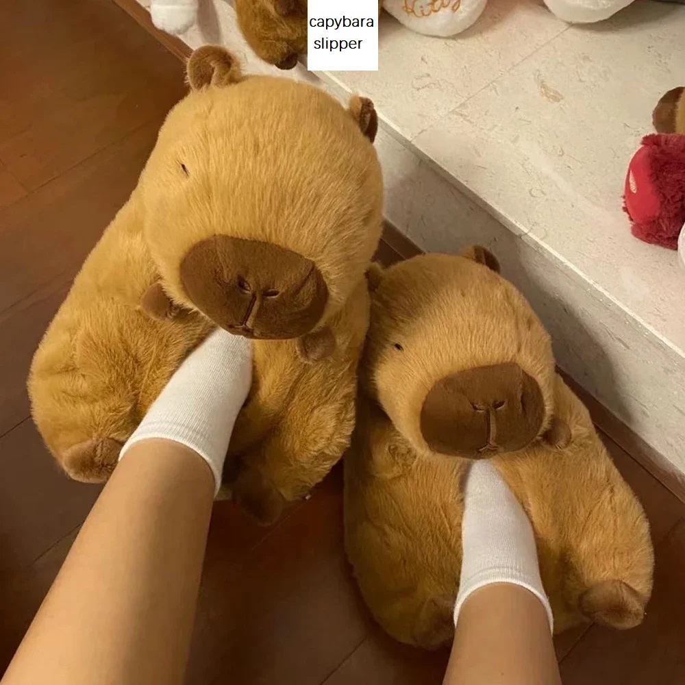 ノベルティカピバラスリッパユニセックス動物スライド靴女性のか - Women Shoes For Winter のレビューと価格