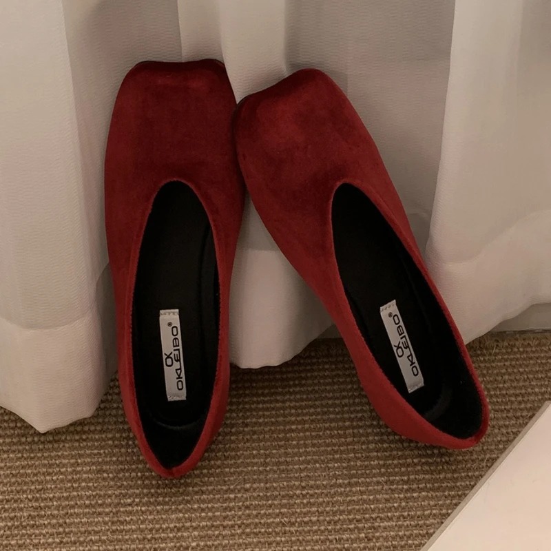女性の靴パンプスメアリージェーン浅いコンフォートソフトソール - Shoes For Women Flats のレビューと価格