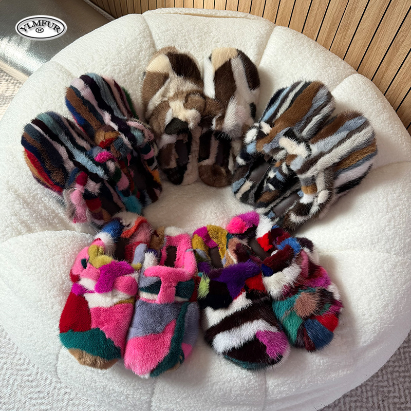 ニューガールラグジュアリーミンクファースリッパ レディースサ - Women Shoes For Winter のレビューと価格