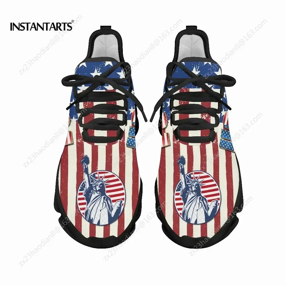 7.4 アメリカの国旗自由の女神プリントフラットシューズ女性 - Women'S Shoes Liberty のレビューと価格