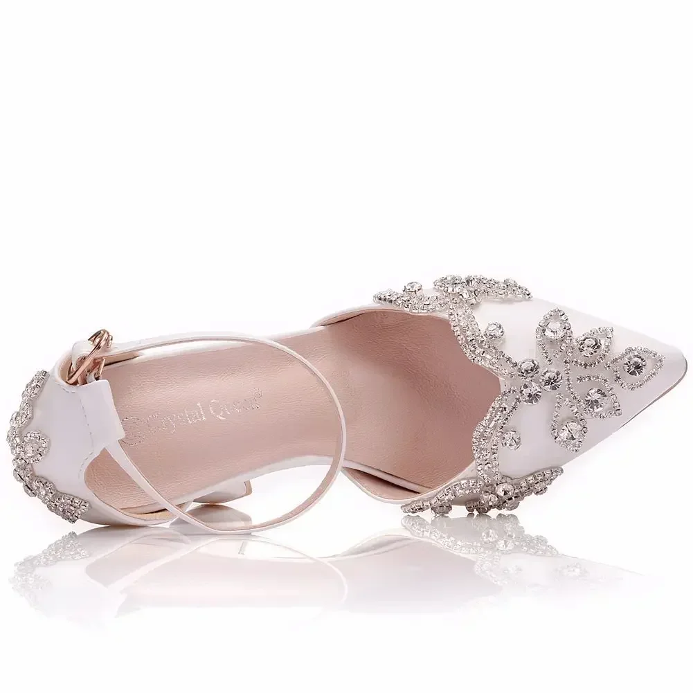 2026年 厚底ポインテッドトゥシューズ 大きいサイズ 厚底 - Rhinestone Sandal Women のレビューと価格