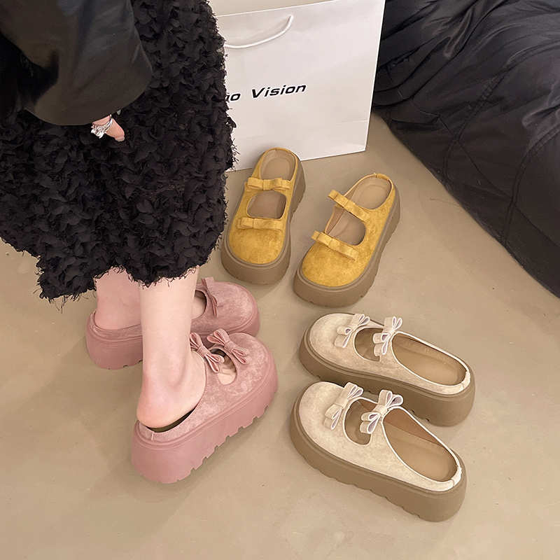 ベルベットハイカットフリップフロップスリッパ、女性用スケート - Women'S Shoes Hands Free のレビューと価格