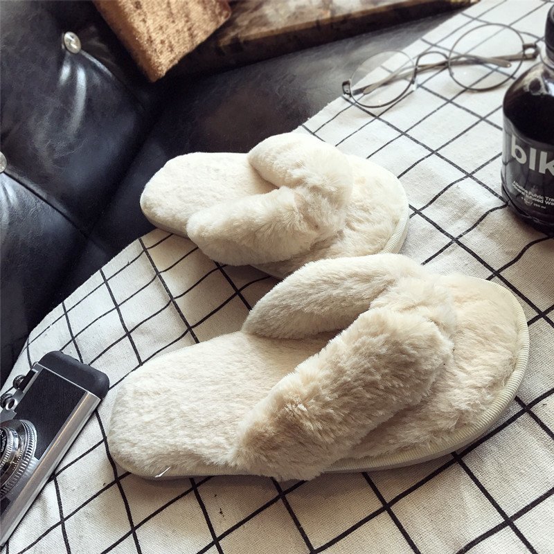 クロスウォームふわふわファー スリッパ レディース 軽量 フ - Women Shoes For Winter のレビューと価格