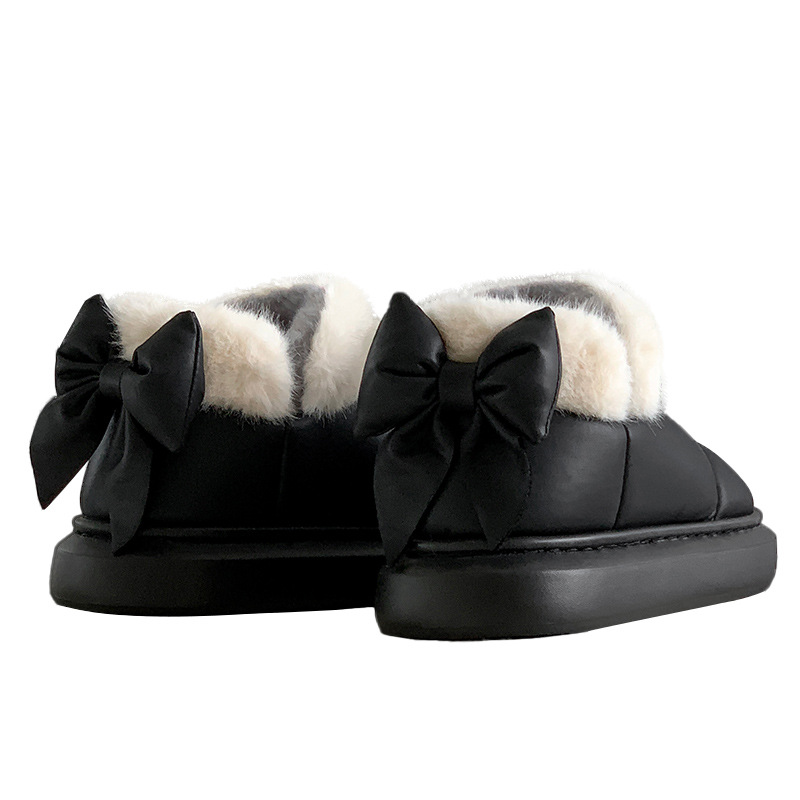 2025年新作 冬用プラッシュスリッパ レディース - クロ - Women Shoes For Winter のレビューと価格