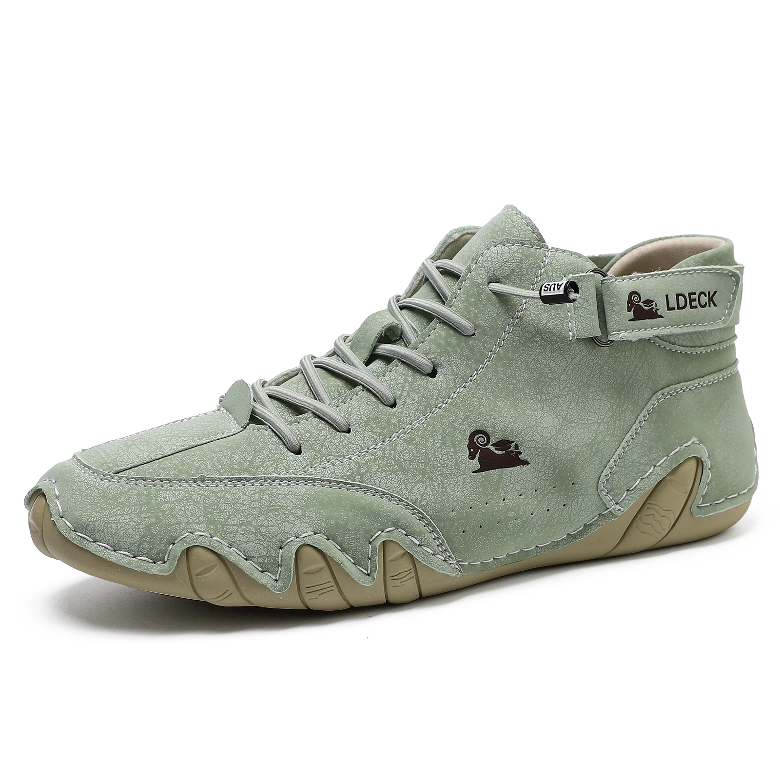 メンズ本革靴アンクルブーツ 2026 男性スニーカー屋外ライ - Suede Ankle Boot のレビューと価格