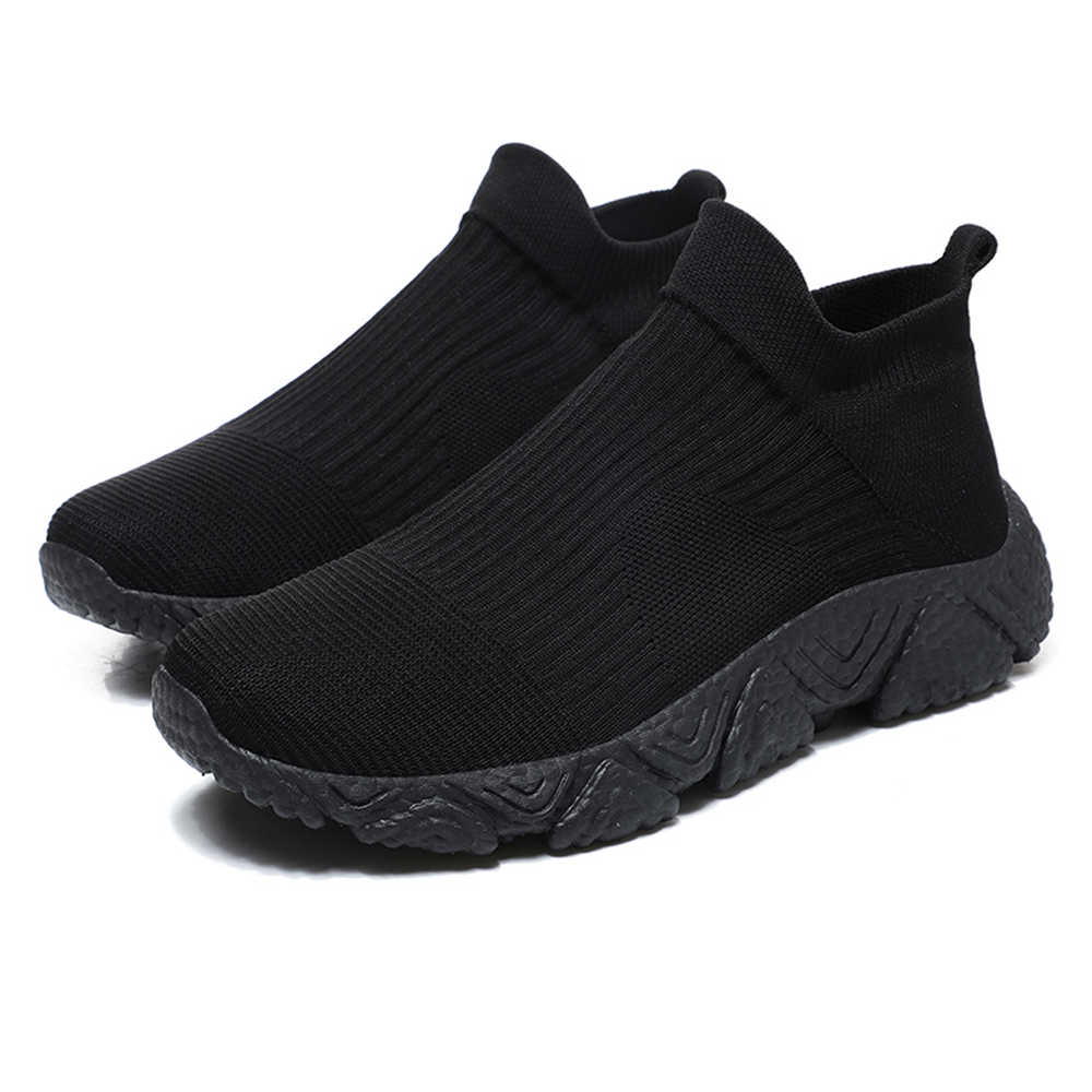 41-42 番号 40 黒と白の靴織スニーカーカジュアル女性 - Women'S Shoes Size 40 In Us のレビューと価格