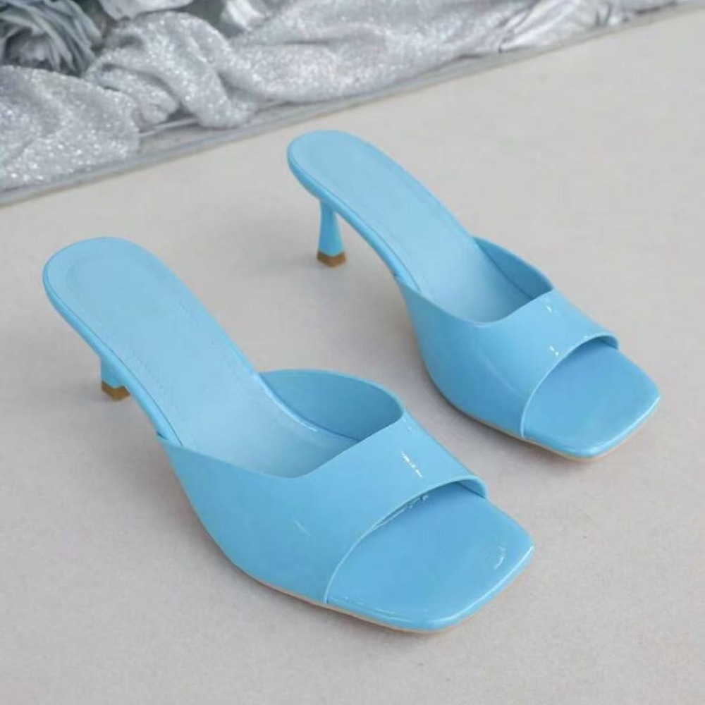 ファッションフィッシュマウススリッパサマーコンフォートドレス - Wide Fit Heels のレビューと価格