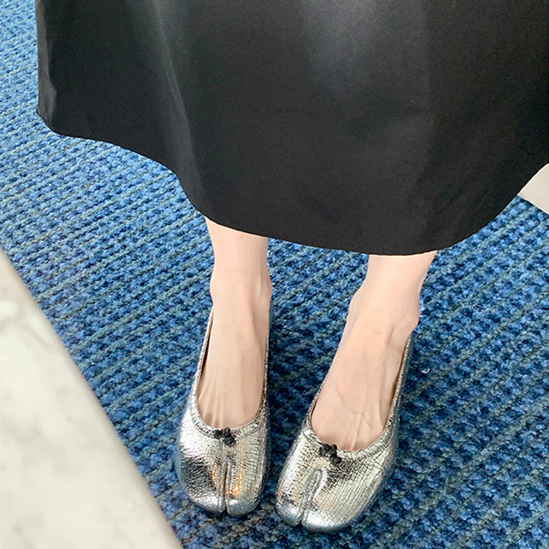 レディースヴィンテージスプリットトゥメリージェーンフラットシ - Shoes For Women Flats のレビューと価格