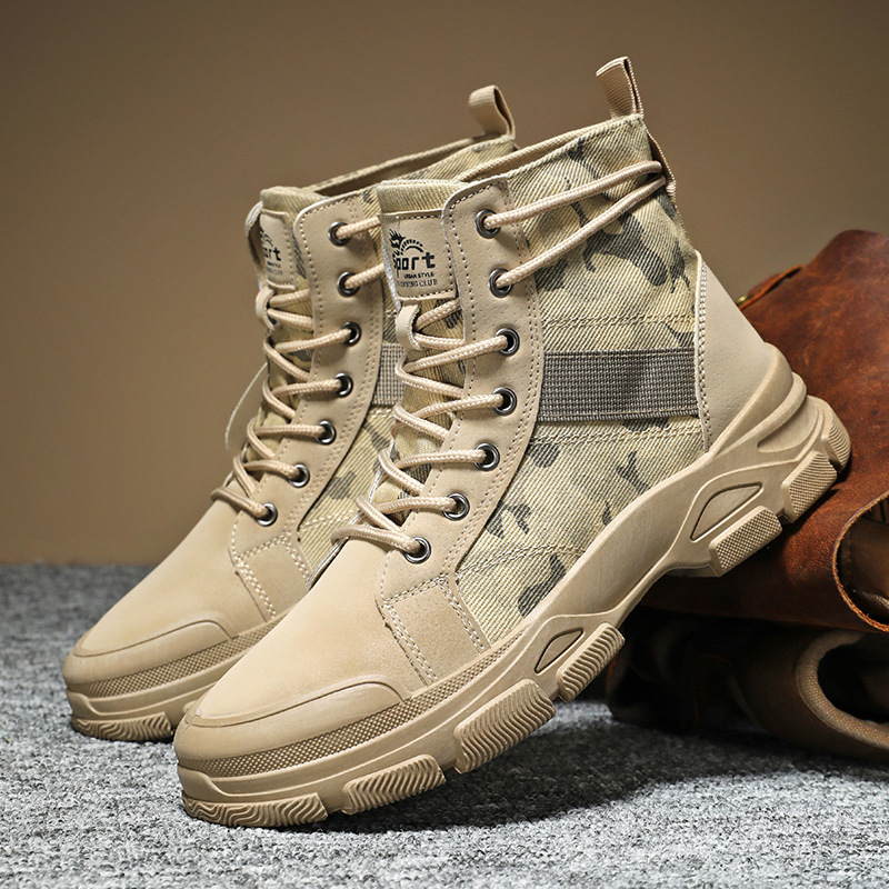 サイズ48 メンズシューズ メンズ幅広 カモフラージュ コン - Suede Ankle Boot のレビューと価格
