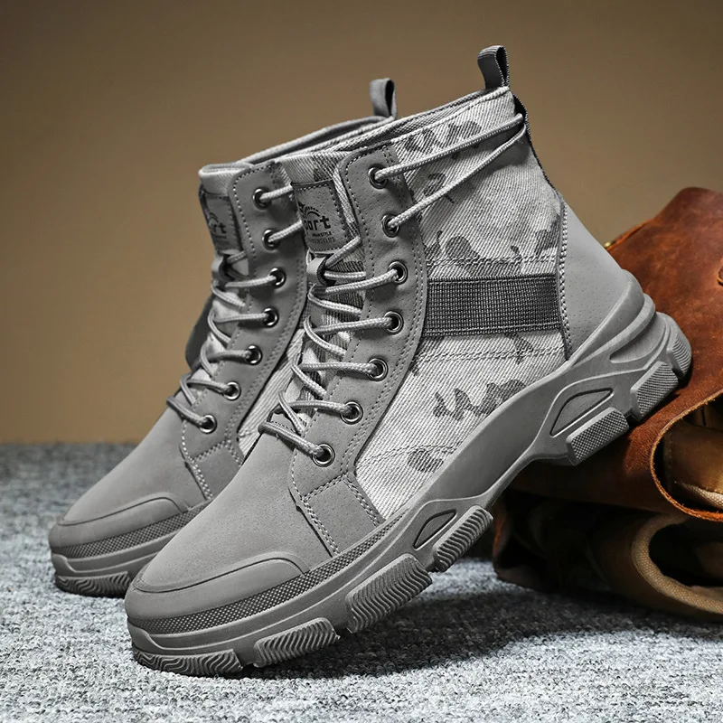 サイズ48 メンズシューズ メンズ幅広 カモフラージュ コン - Suede Ankle Boot のレビューと価格