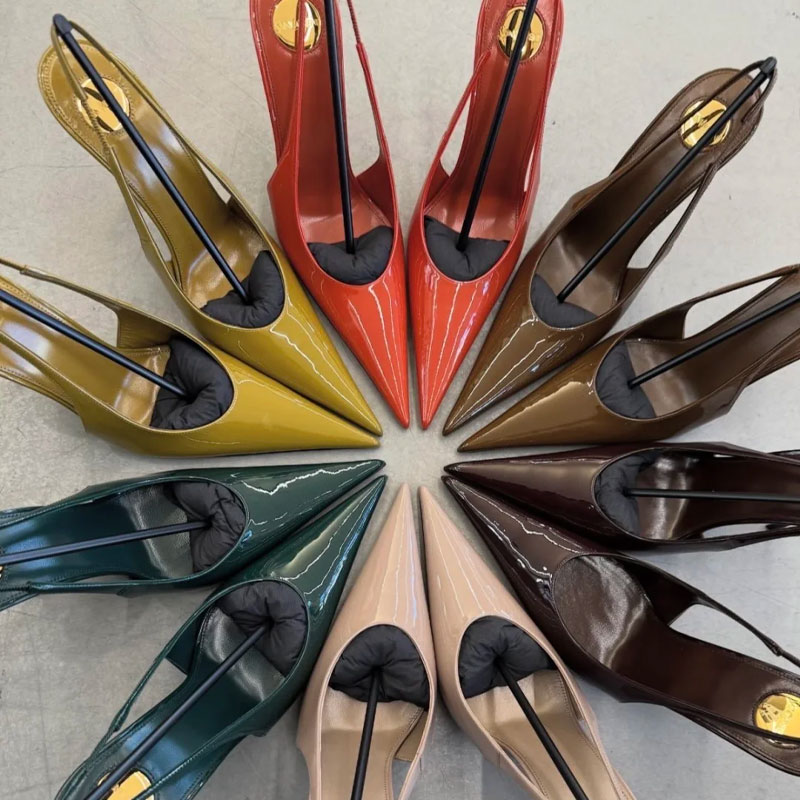2026年春夏新作 シンプル ポインテッドトゥ バックホロー - Women Shoes Model のレビューと価格