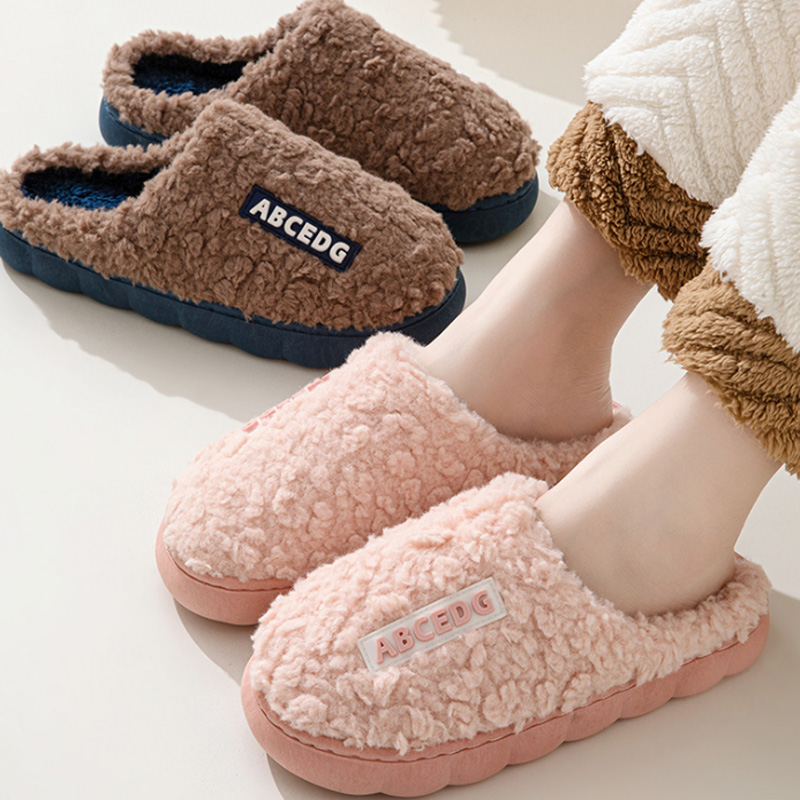 トレンド冬用カップル室内用滑り止め付きメンズ・レディース兼用 - Women'S Shoes To Men'S のレビューと価格