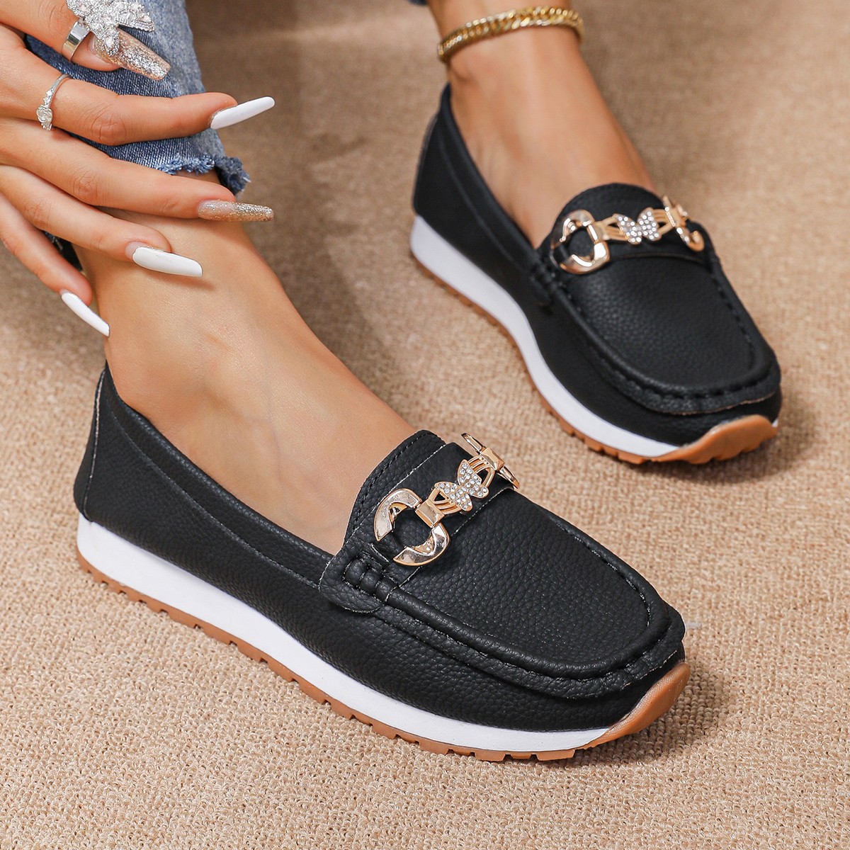2026年新作 レディース フラットシューズ 春秋 カジュア - Shoes For Women Flats のレビューと価格