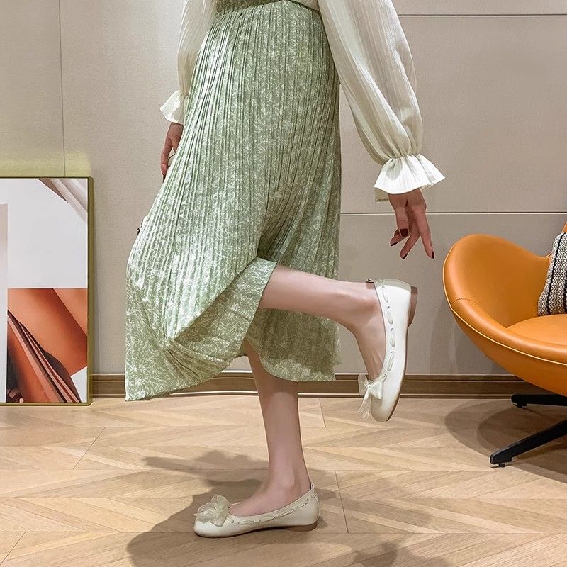 女性フラットスクエアトゥモカシン弓メリージェーン靴女性のため - Women Shoes Quick Delivery のレビューと価格