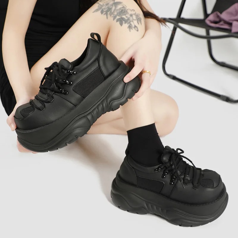 2026 新しい女性のチャンキースニーカー高級本革カジュアル - Women Shoes Size Chart のレビューと価格