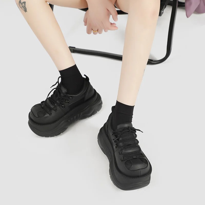 2026 新しい女性のチャンキースニーカー高級本革カジュアル - Women Shoes Size Chart のレビューと価格