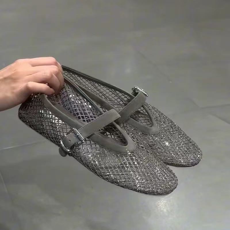 中空ラインストーンバオトウサンダル レディース 2026年新 - Rhinestone Sandal Women のレビューと価格
