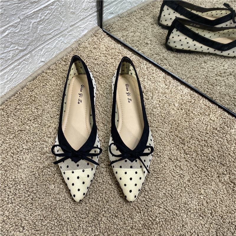 ボウ付きレディースサマーフットウェア、ローヒール、エレガント - Women Shoes Quick Delivery のレビューと価格