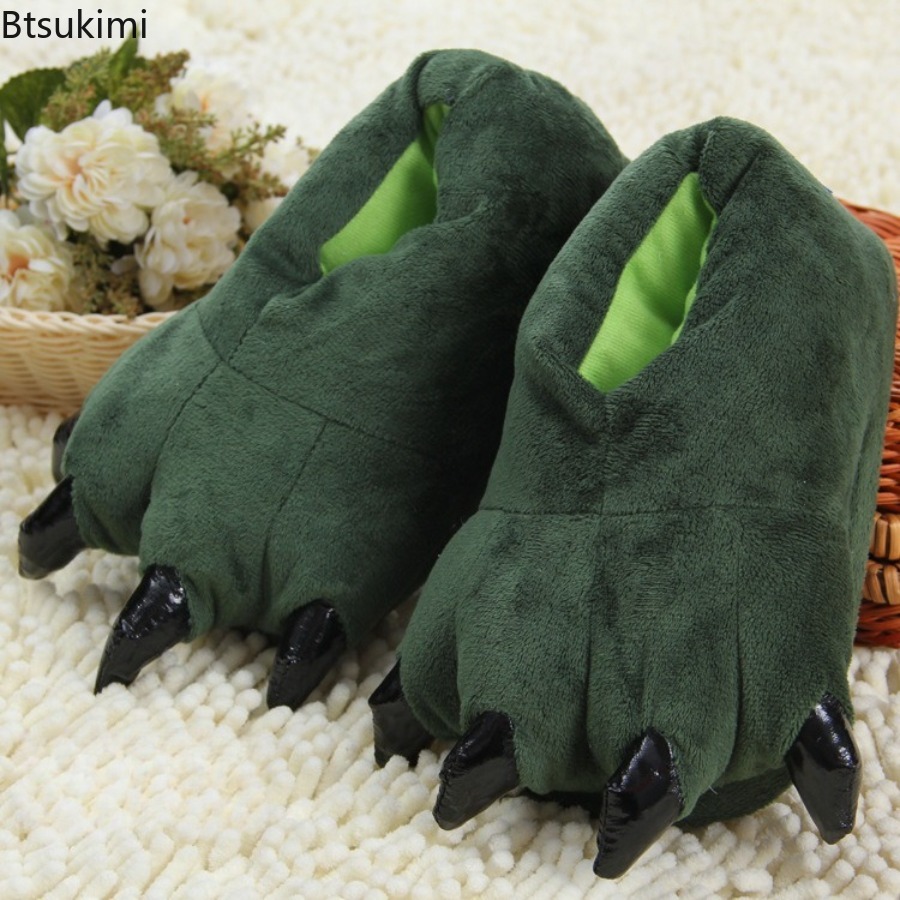 新しい冬用暖かいソフト室内スリッパ親子ペアシューズ　面白い動 - Women Shoes For Winter のレビューと価格