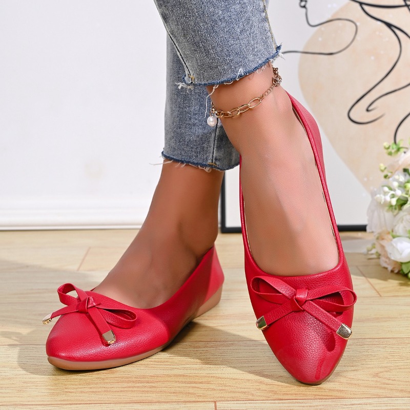 浅口ソフトソール快適レザーシューズレディース新作ウェッジシン - Shoes Women Pumps のレビューと価格
