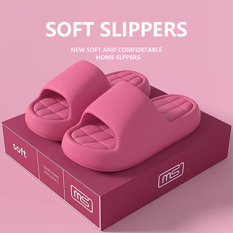 ファッション女性のスリッパ屋内厚いソフトソール滑り止め耐摩耗 - Women'S Shoes To Men'S のレビューと価格