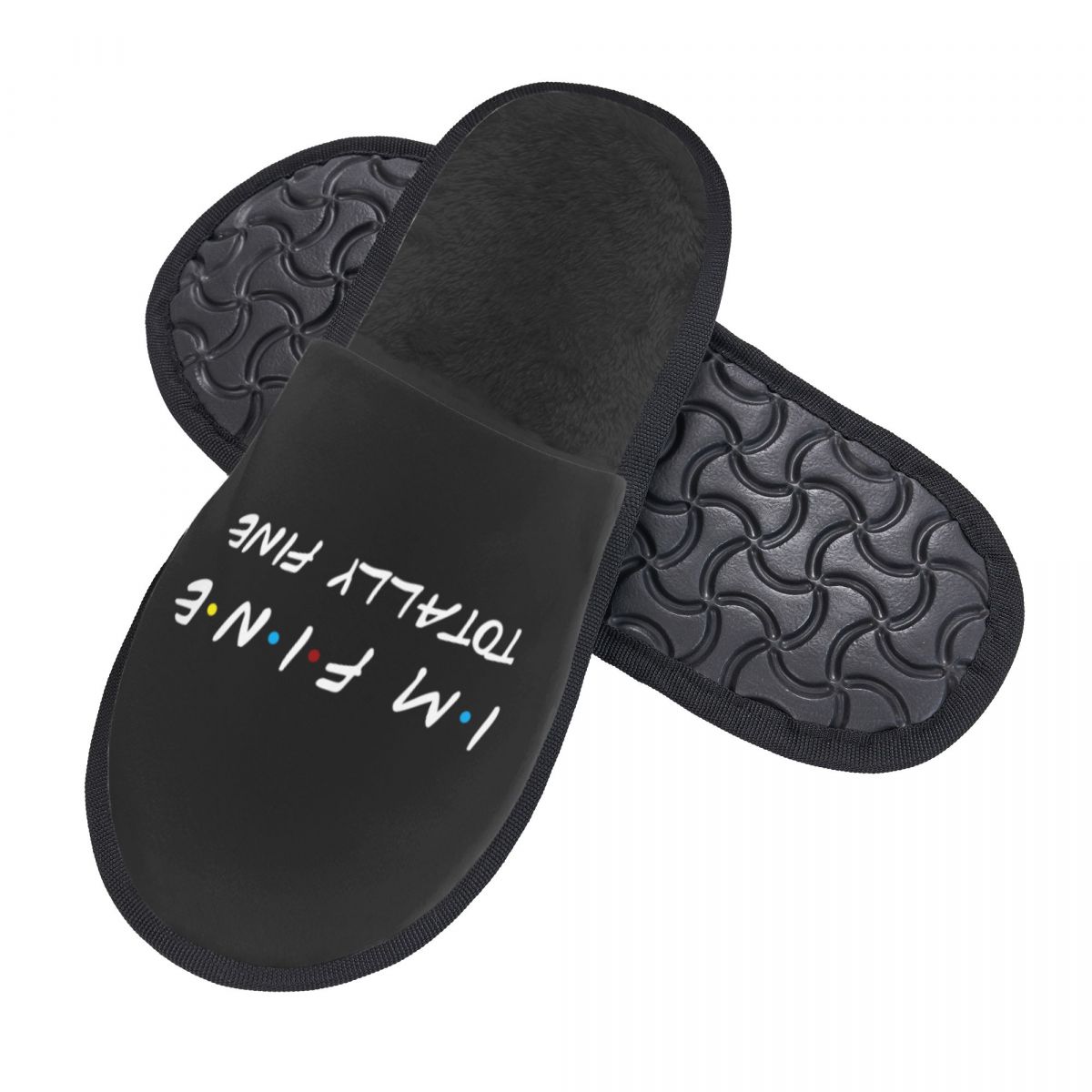 カスタムプリント レディース 「I'm Fine」 ハウスス - Women Shoes Quote のレビューと価格