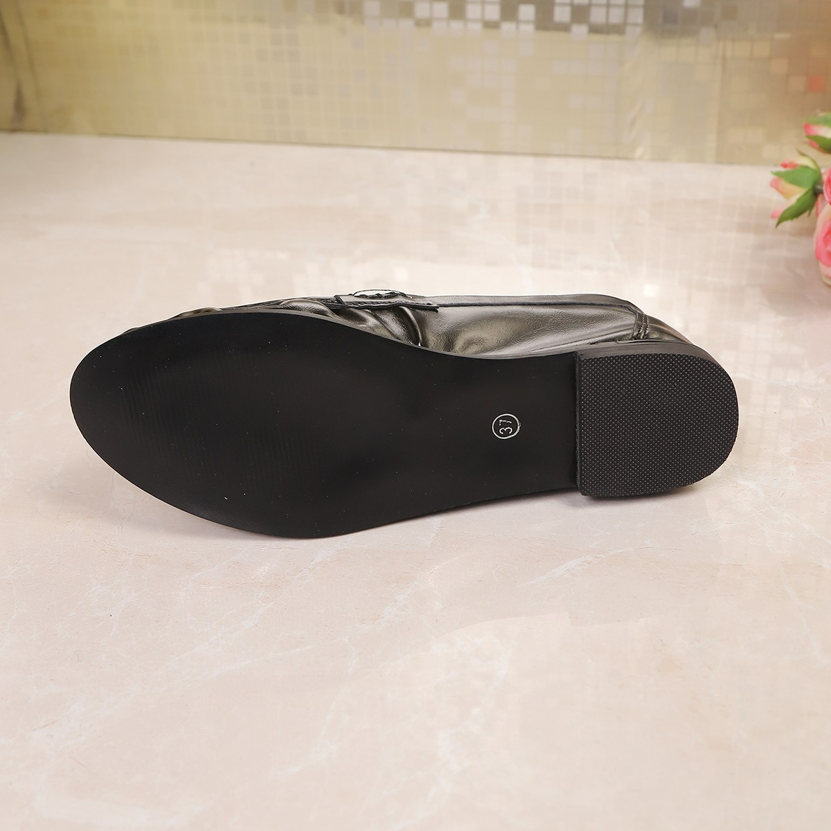 2026年夏 イギリス風 ブラック ワークフラットシューズ  - Shoes For Women Flats のレビューと価格