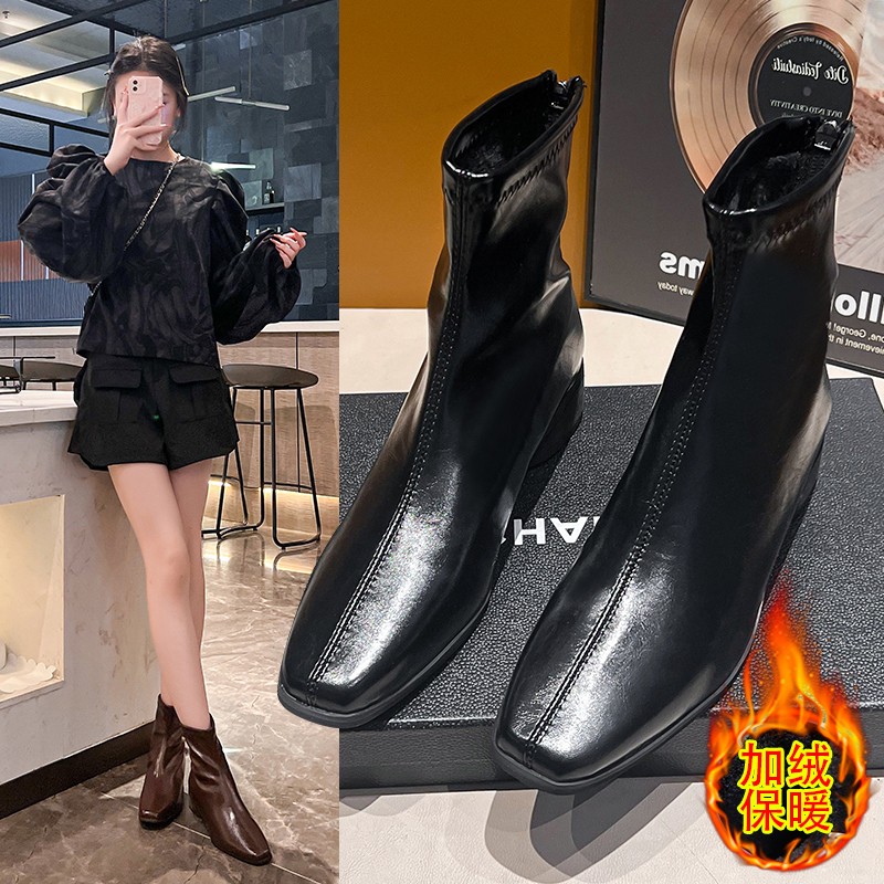 新しいポインテッドトゥモダンレディースアンクルブーツ、女性用 - Women'S Shoes Size 40 In Us のレビューと価格