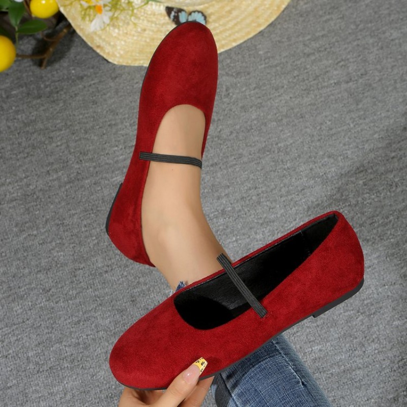 バレエシューズ女性ラウンドトゥ弾性バンドシューズ newwo - Shoes For Women Flats のレビューと価格
